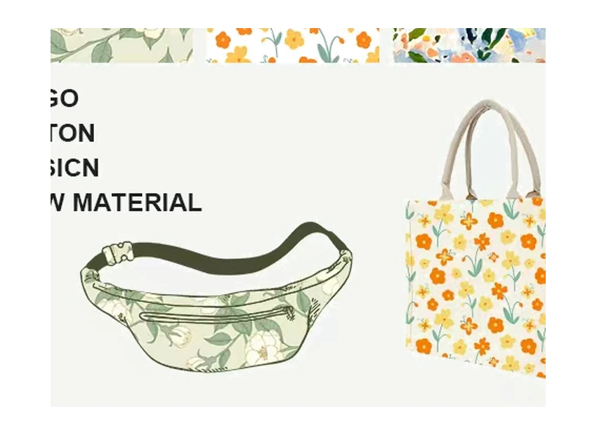 Custom orange waist bag with logo customization options