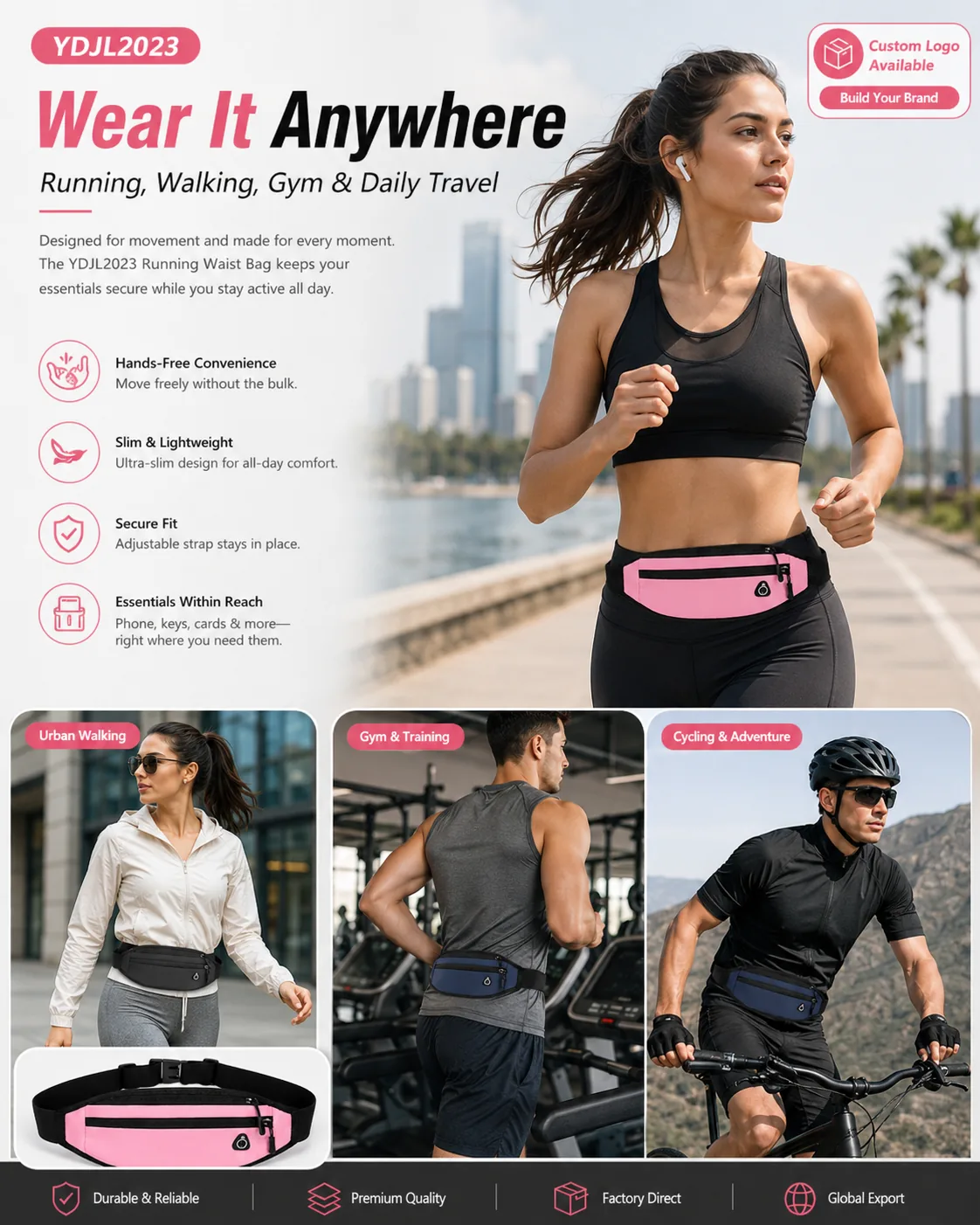 YDJL2023 Running Waist Bag - product hero
