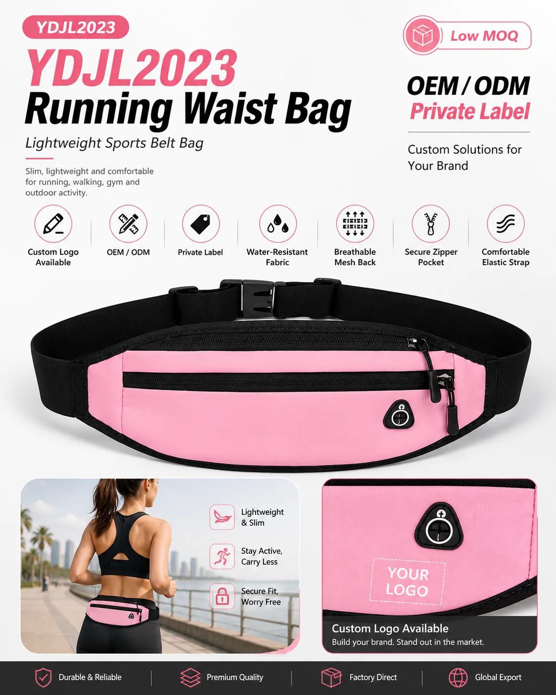 Running Waist Bag — YDJL2023 - branding options