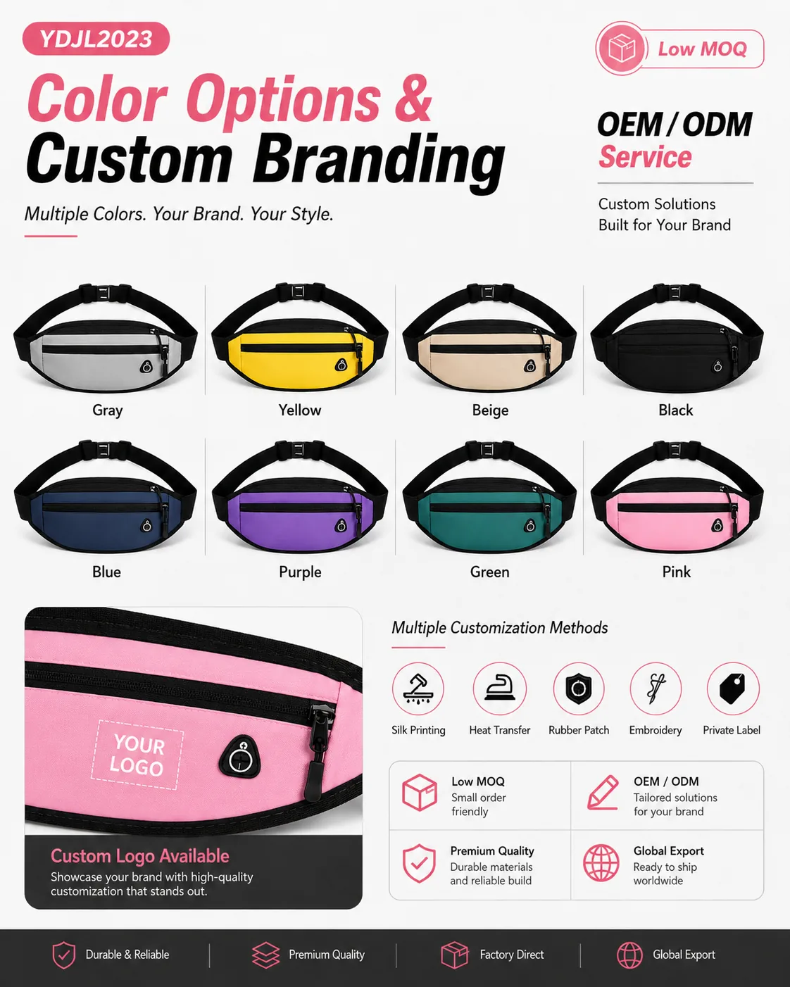 Running Waist Bag — YDJL2023 - color options